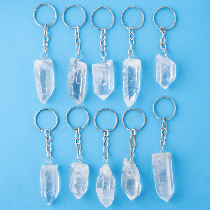 Crystal Point Keyring (10pc) NETT