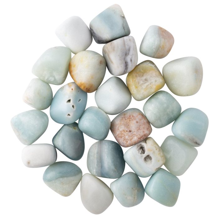Amazonite B Grade Small Tumblestone 10-20mm, China (250g) NETT