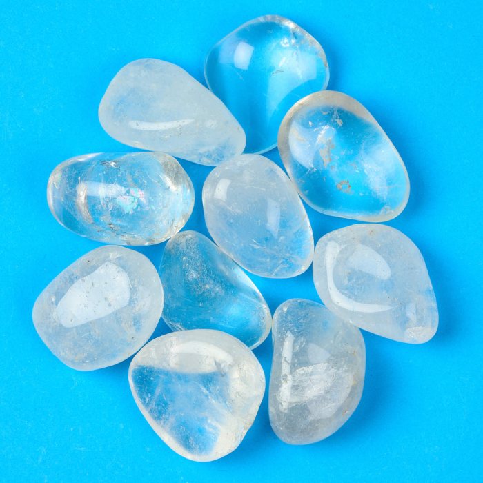 Rock Crystal (Clear Quartz) B Grade Large Tumblestone 30-40mm, Brazil (250g) NETT