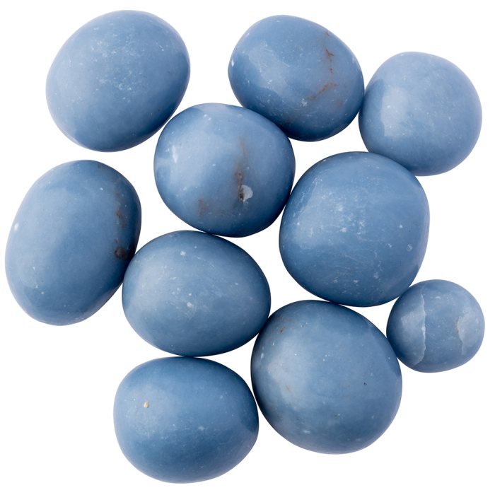 Angelite Large Tumblestone 30-40mm (250g) 