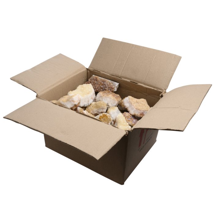 Citrine Heat Treated Clusters 2nd Grade (25kg Box) NETT