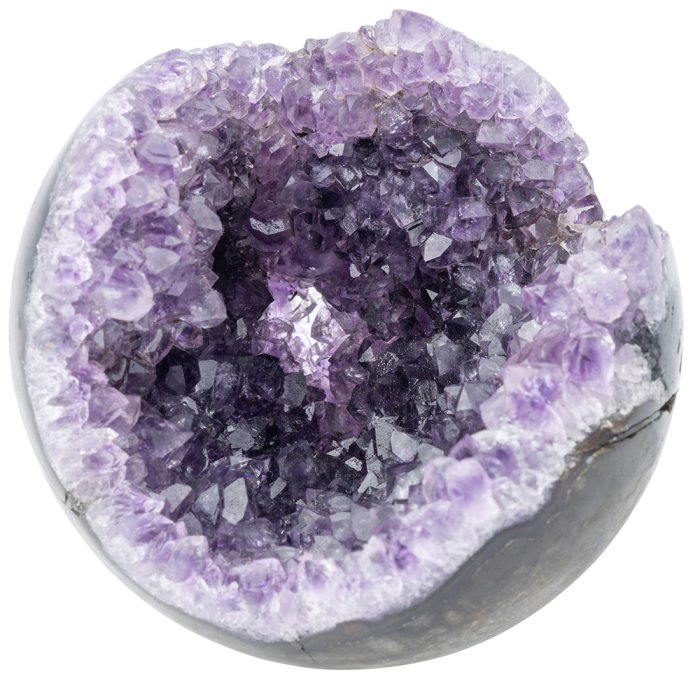 Amethyst Geode Sphere A Grade 60-70mm, Uruguay (1pc) NETT