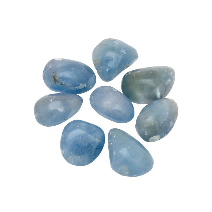 Celestite A Grade Hand Polished 30-40mm Large Tumblestone (250g) NETT