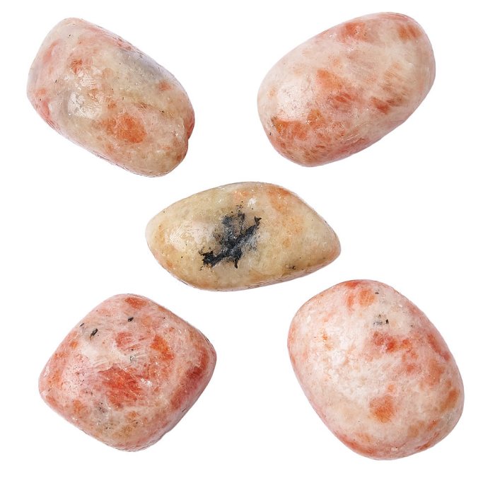 Sunstone Large Tumblestones, 30-40mm (100g) 