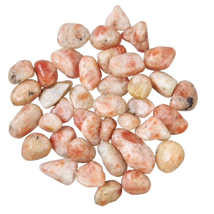 Sunstone Small Tumblestone 10-20mm, India (100g) NETT