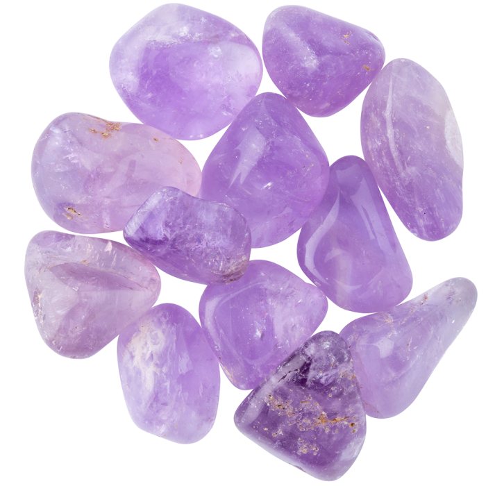 Amethyst 1st Grade Medium Tumblestone 20-30mm, Brazil (100g) NETT