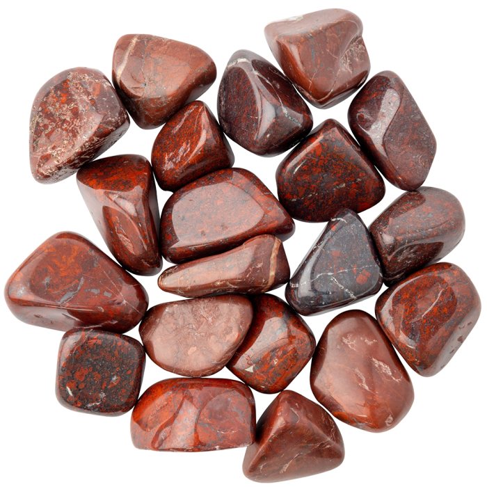 Brecciated Jasper Medium Tumblestone 20-30mm, China (250g) NETT