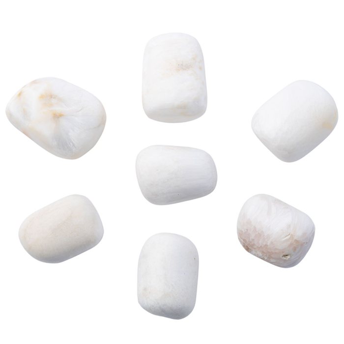 Scolecite 20-30mm Medium Tumblestone, India (100g)