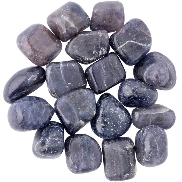 Iolite B Grade Small Tumblestone 10-20mm, India (100g) 