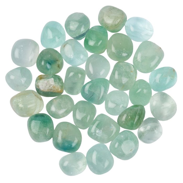 Green Fluorite Small Tumblestone 10-20mm (250g) NETT