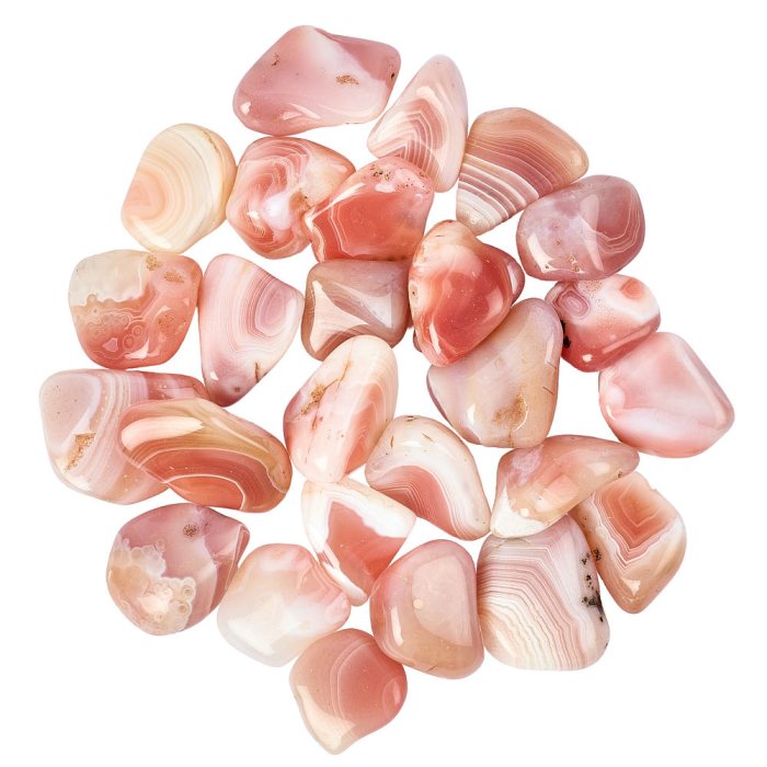 Apricot Agate Medium Tumblestones, 20-30mm (250g)