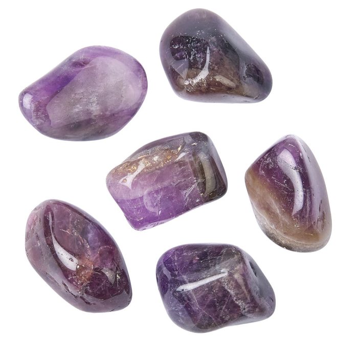 Amethyst Medium Tumblestones, South Africa, 30-40mm (100g)