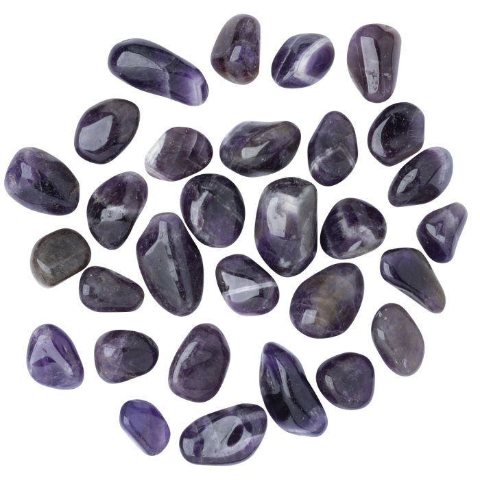 Amethyst Dark Small Tumblestone 10-20mm, South Africa (100g) NETT