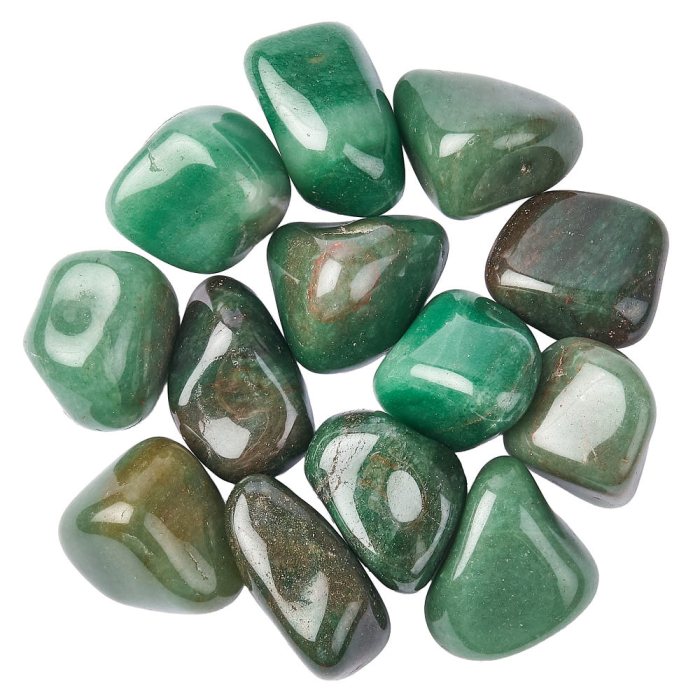 Green Quartz Large Tumblestone 30-40mm, Brazil (250g) NETT