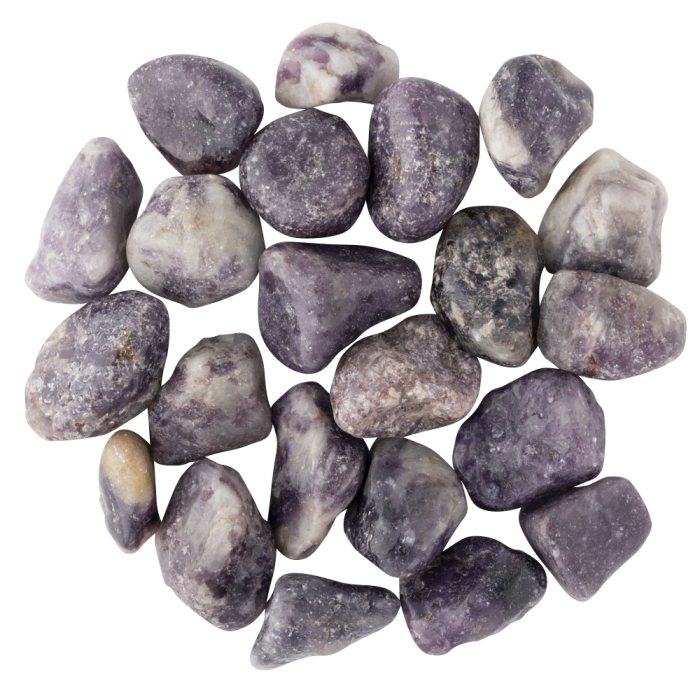 Lepidolite Medium Tumblestone 20-30mm, Brazil (250g) NETT