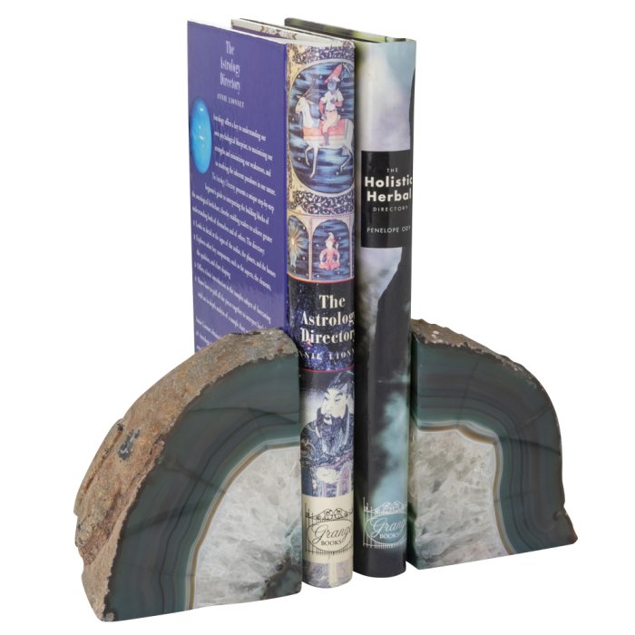 Agate Bookend 1.5-2.5kg Medium Green (1 pair) NETT