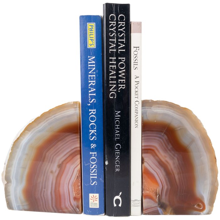 1.5-2.5kg Medium Agate Bookends Natural (1 Piece) NETT