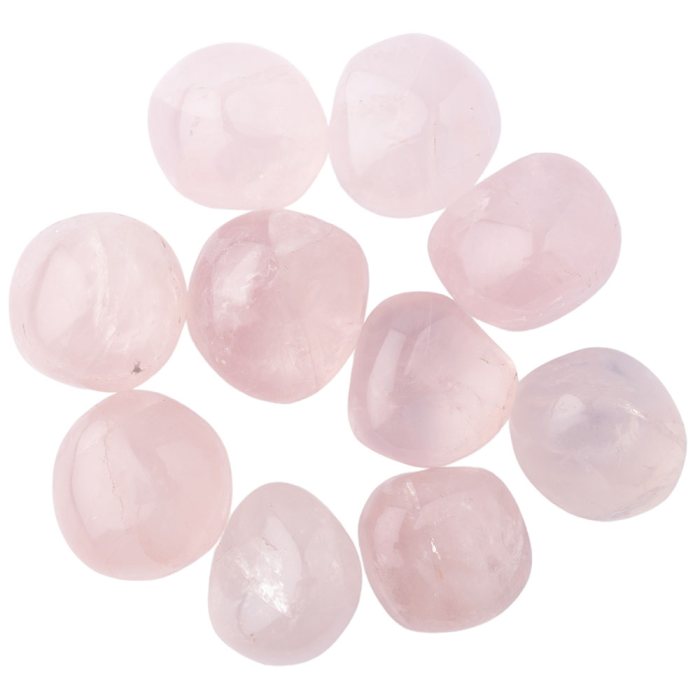 Rose Quartz Large Tumblestone 30-40mm, Madagascar (10pc)