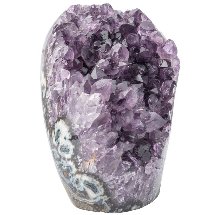 Amethyst Cut Base w/ Polished Edge, Uruguay 1st Quality 1.51kg-1.75kg (1pc) NETT