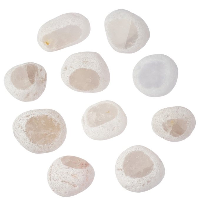 Quartz Crystal Dragon/Ema Eggs, 5-8cm (KGS) NFD