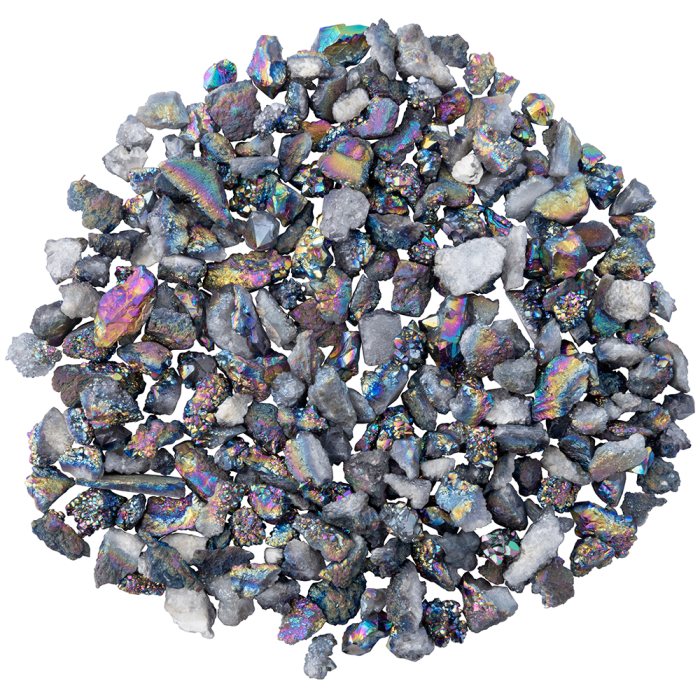 Druzy Titanium Aura Mini Clusters 5-8mm (50g) NETT