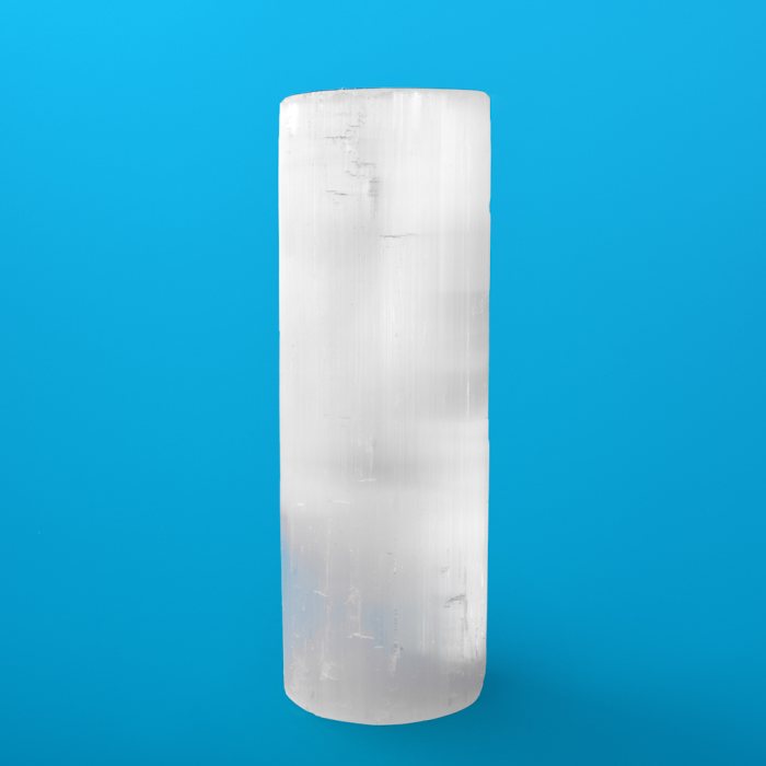 Selenite Lamp Flat Polished Top 25cm (Including UK Electrics) (1 Piece) NETT