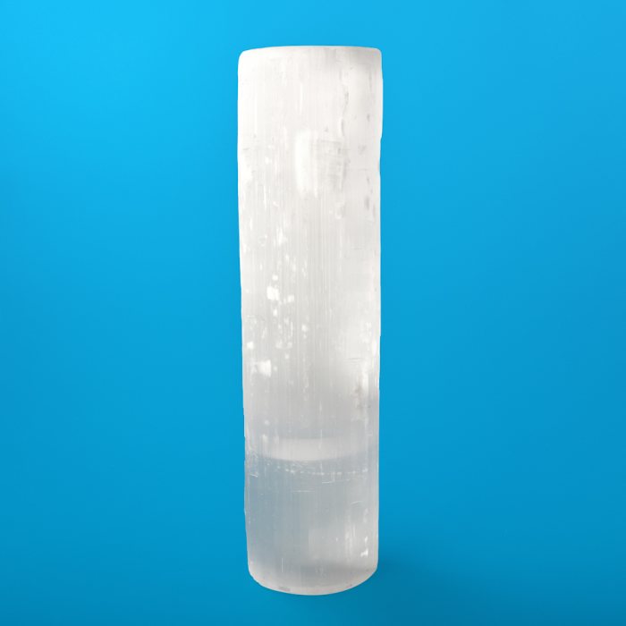 Selenite Lamp Flat Polished Top 40cm (Including Electrics) (1 Piece) NETT
