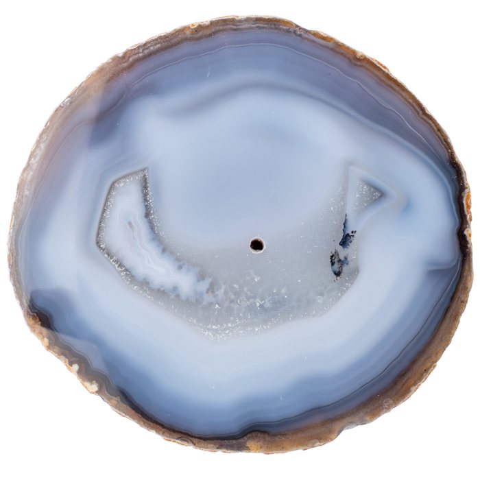 Deluxe Incense Holder Agate Slab Natural (1pc) NFD