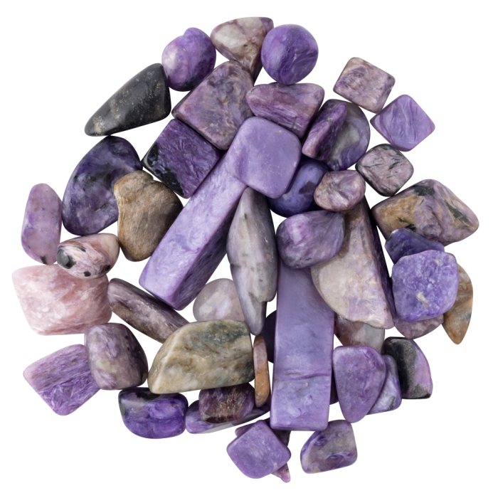 Charoite Small Tumblestone 10-20mm, Brazil (50g) NETT