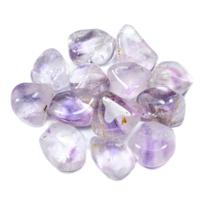 Amethyst Phantom 30-40mm Large Tumblestone (250g) NETT