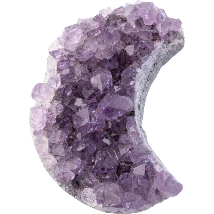 Amethyst Druze Moon 30mm (1pc) NFD