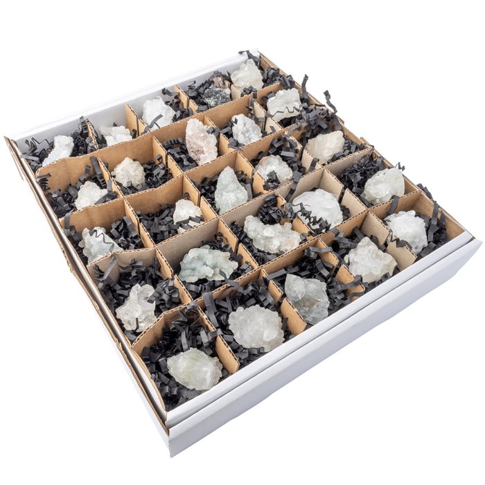 Apophyllite Cluster 1-2", India (25pcs) NETT