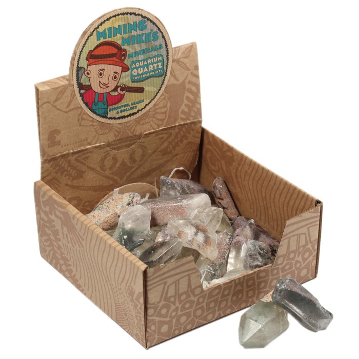 Mining Mike's Garden Quartz Point Retail Box (25 Piece) NETT
