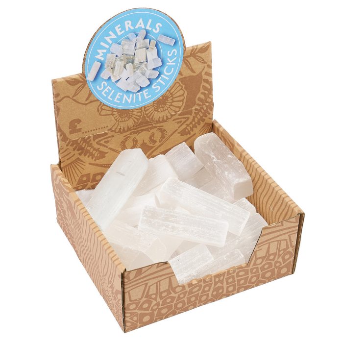 Selenite Sticks Retail Box (20 Piece) NETT