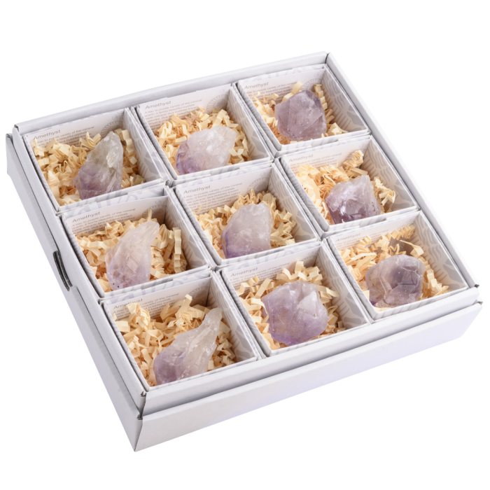 Amethyst Points Gift Boxed with ID Card (1Piece) NETT