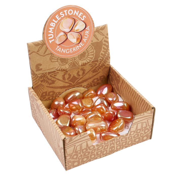 Tangerine Aura Tumblestone Retail Box (25pcs) NETT