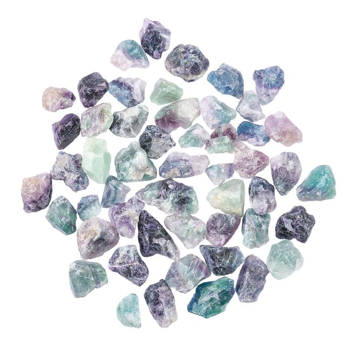 Rough Fluorite Mini Pieces, Mexico (50pcs) NETT