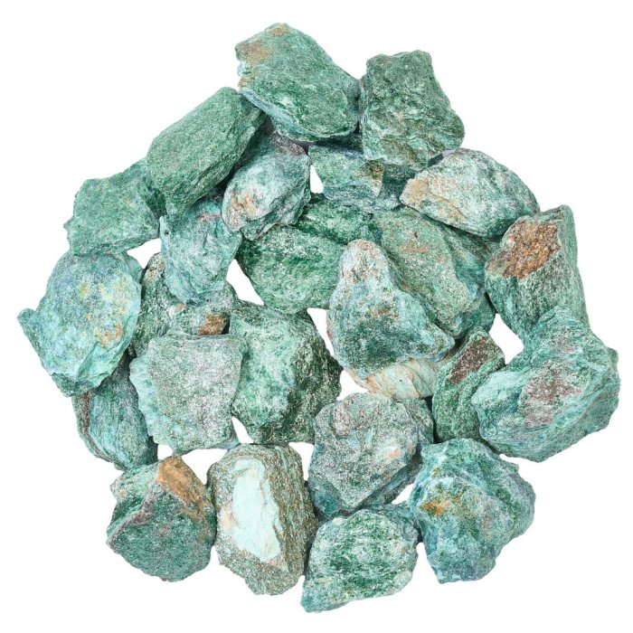 Rough Fuchsite Brazil (25pcs) NETT