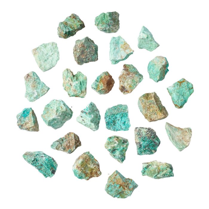 Rough African Turquoise (25pcs)