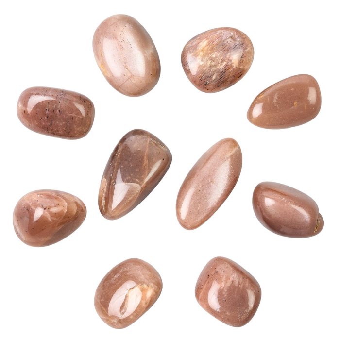 Cancer, Moonstone Birthstone Tumblestone (10pcs) NETT