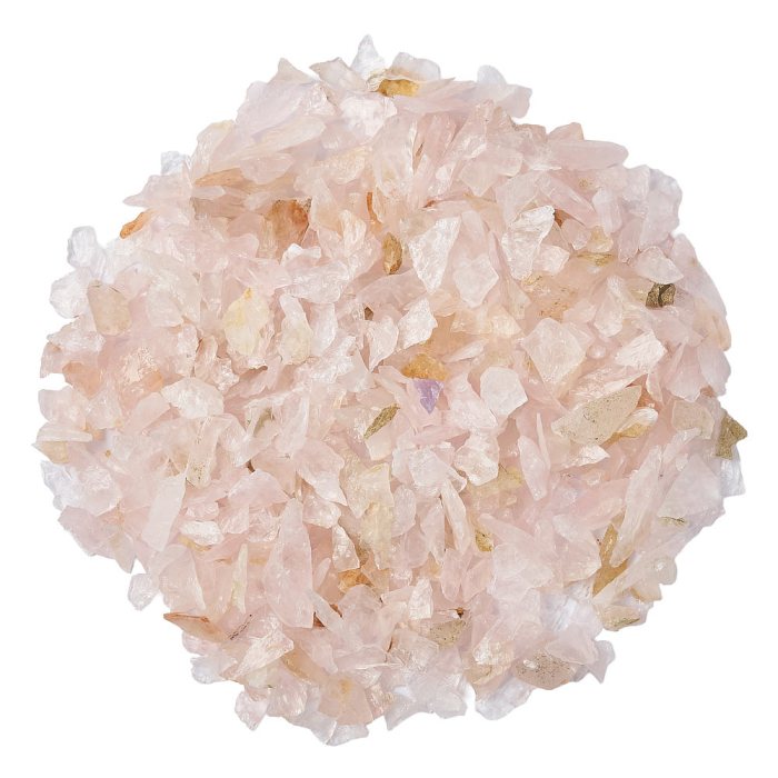 Rough Rose Quartz Aggregate 5-20mm (200g)