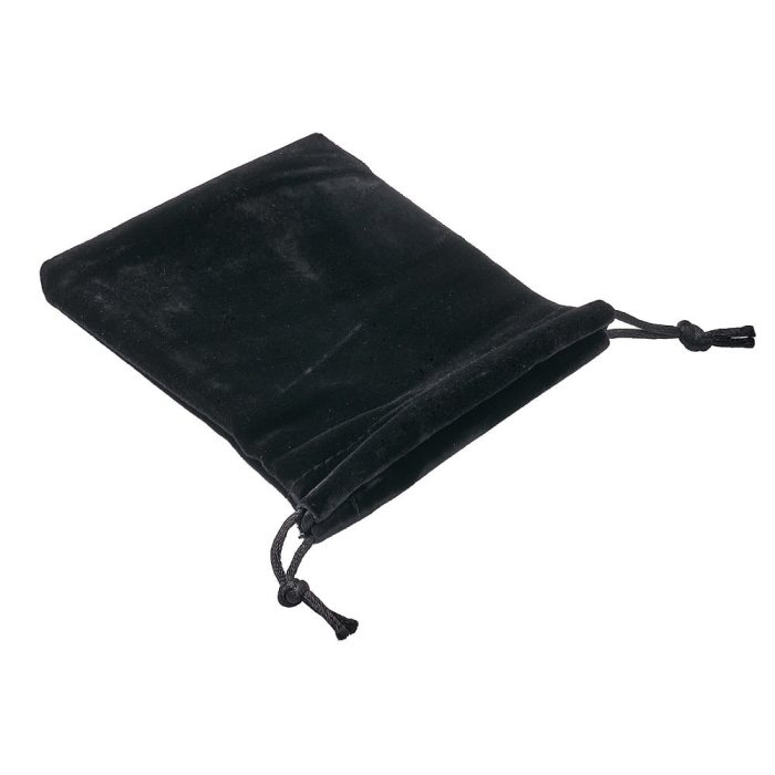 Black Velvet Pouch, 10x12cm (10pcs)