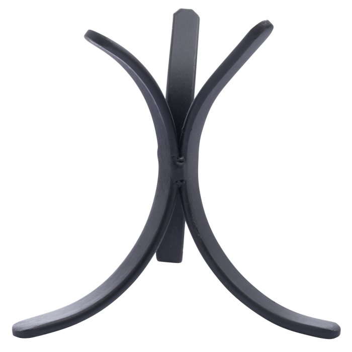 Black Metal 3 Legged Sphere Stand Small H9cm x W9cm (Fits 70-90mm Sphere) (1 Piece) NETT