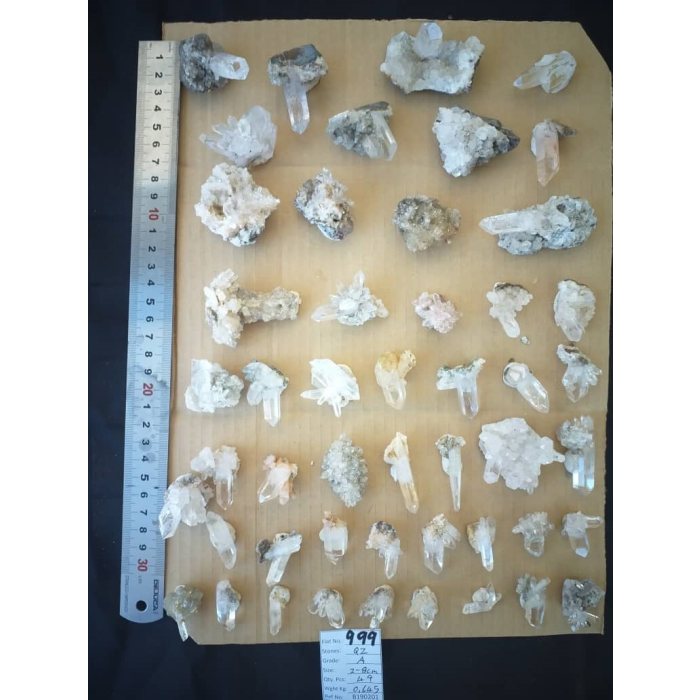 Brandberg Clusters, 20-70mm, 49 pcs (1 flat) NFD