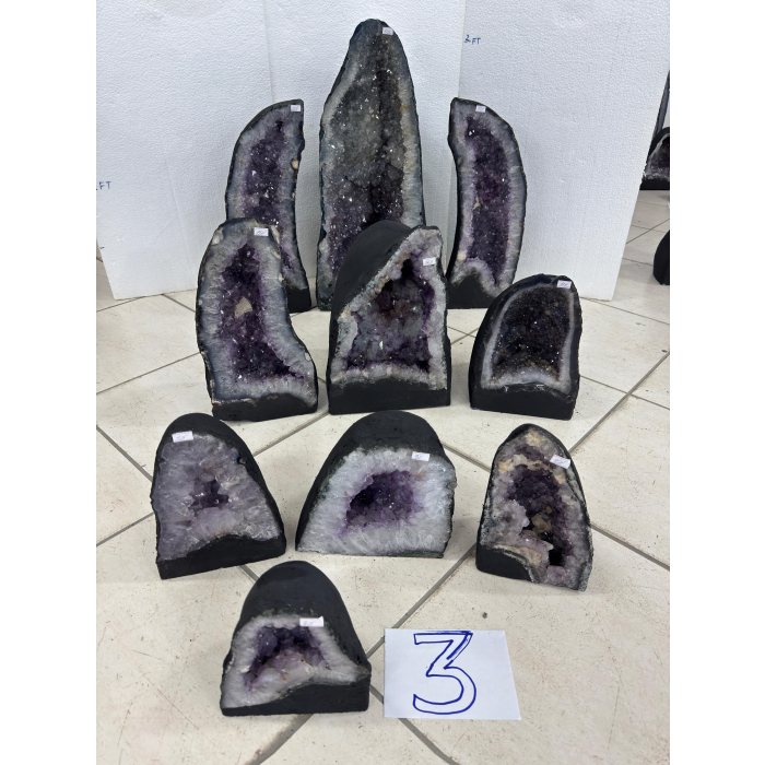 Amethyst Cathedral Crate No.3, 165.2KG, (10PCS) 