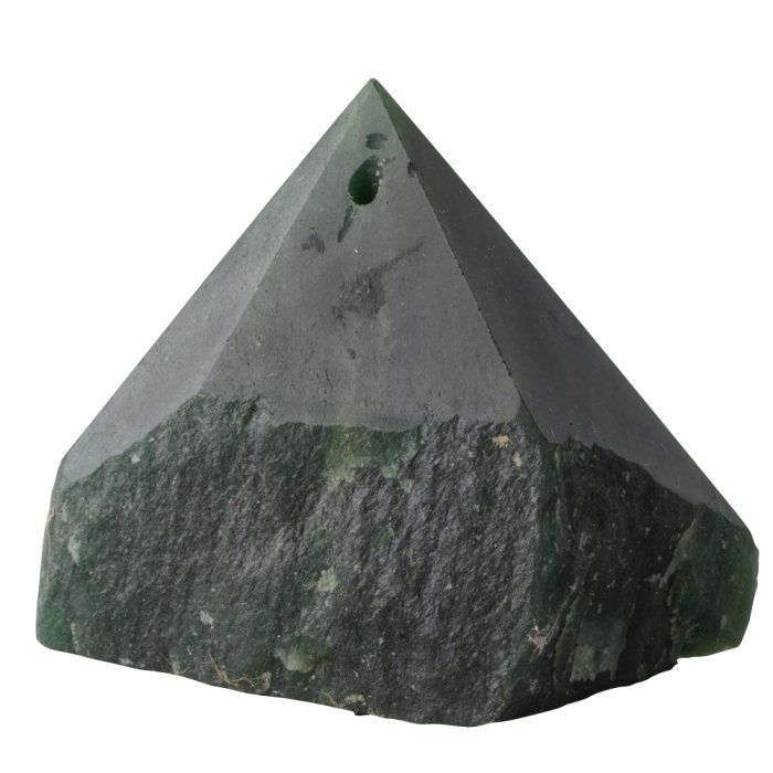 Green Aventurine Polished Point Incense Holder, India (1pc)