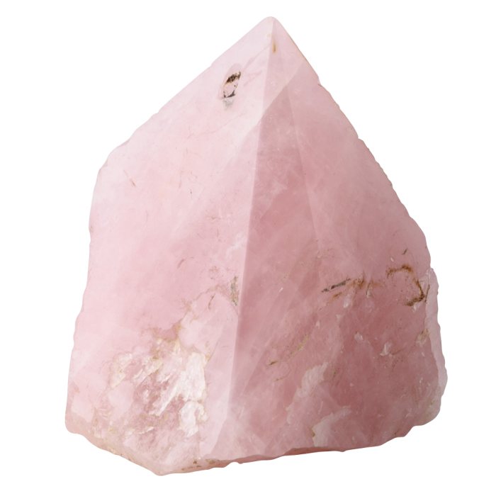 Rose Quartz Polished Point Incense Holder, India (1pc) NETT