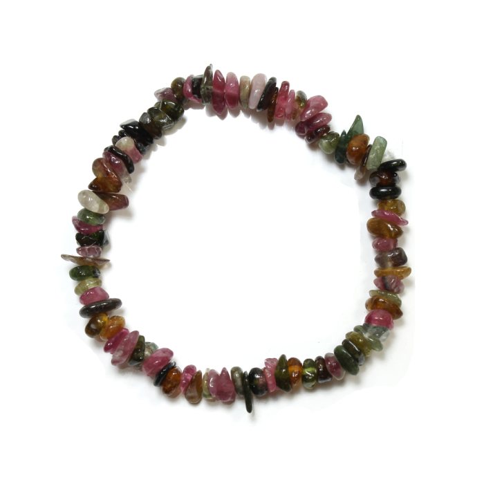 7.5&quot; Chip Bracelet Tourmaline (1 Piece)