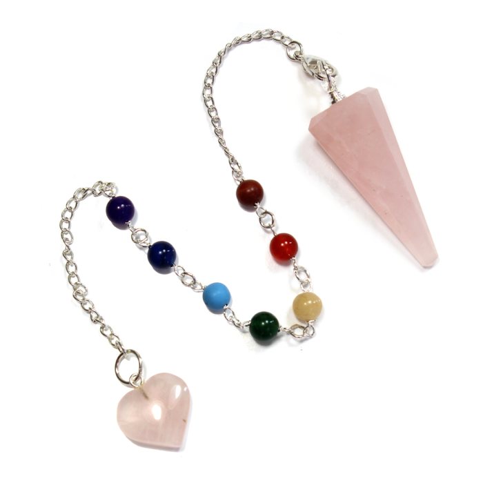 Rose Quartz Pendulum/Bracelet Combination (1 Piece) NETT
