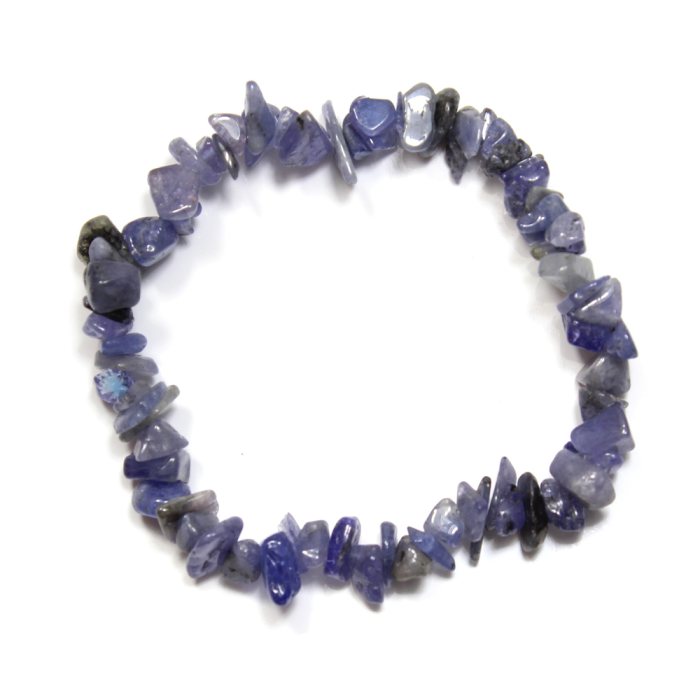 7.5" Tanzanite Chip Bracelet (1pc) NETT